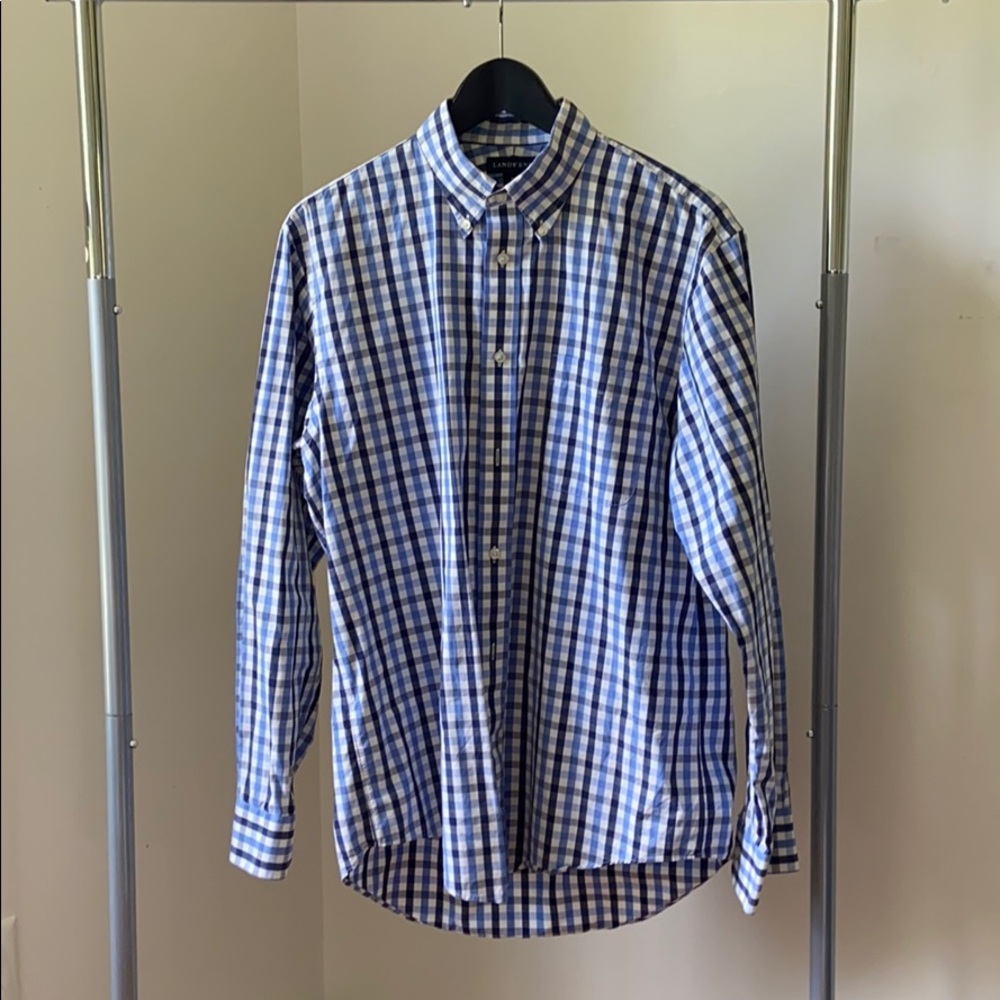 Lands end button down
